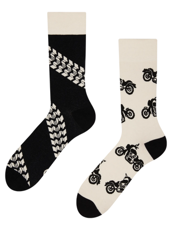 Chaussettes rigolotes Motocyclette