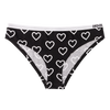Culotte rigolote pour femmes Cœurs noirs et blancs