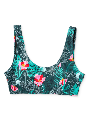 Haut de bikini de sport rigolo Forêt tropicale