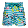 Short de bain rigolo pour garçons Panda en vacances