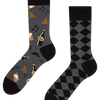 Chaussettes rigolotes en fibres de bambou Fête de bière