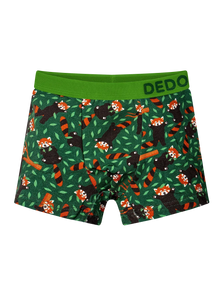 Boxer rigolo pour garçons Panda roux