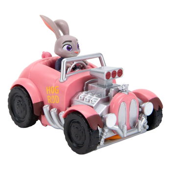 Figurines Zootopie au volant d'une voiture - Judy Hopps