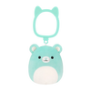 Porte-clés peluche Squishmallows de 9 cm Belinda l'ours bleu sarcelle