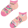 Socquettes rigolotes pour enfants Chat pastèque