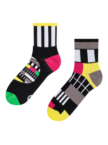 Chaussettes mi-mollet rigolotes Mire de télévision