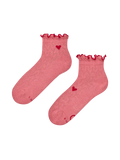 Chaussettes cutecore Cœurs rouges