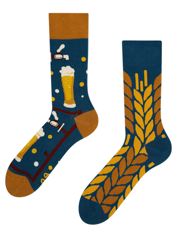 Chaussettes rigolotes L'heure d'une bière