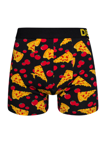 Boxer rigolo pour hommes Pizza au fromage