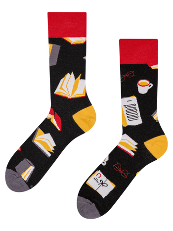 Chaussettes rigolotes Bibliophile