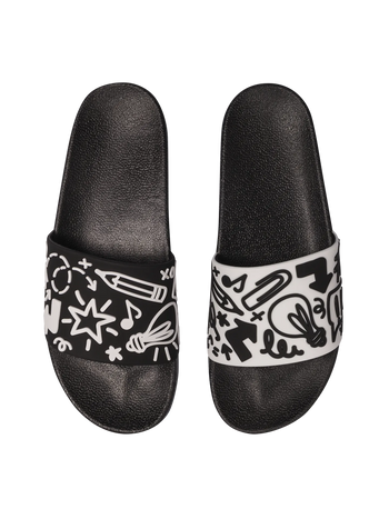 Sandales rigolotes Gribouillages