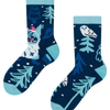 Chaussettes chaudes rigolotes pour enfants Yéti de la forêt