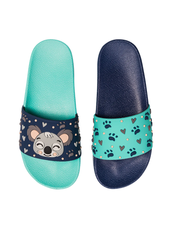 Sandales rigolotes pour enfants Koala heureux