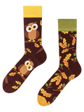 Chaussettes rigolotes Hibou curieux