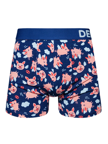 Boxer rigolo pour hommes Cochons volants
