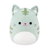 Peluche Squishmallows de 35 cm Chase le chat tigré vert clair