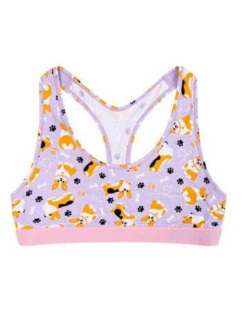 Bralette rigolote pour femmes Chien Corgi