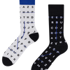 Chaussettes rigolotes en fibres de bambou Mots croisés