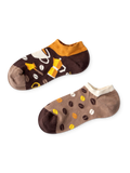 Socquettes rigolotes pour baskets Grains de café