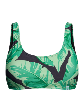 Haut de bikini de sport rigolo Feuilles de bananier