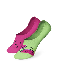 Chaussettes invisibles rigolotes Pastèque juteuse