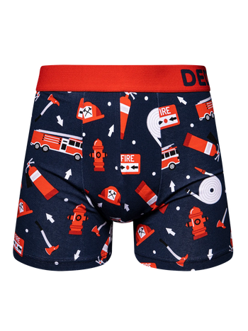 Boxer rigolo pour hommes Sapeur-pompier
