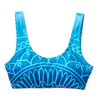 Haut de bikini de sport rigolo Mandala aquatique