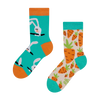 Chaussettes rigolotes pour enfants Lapin et carotte