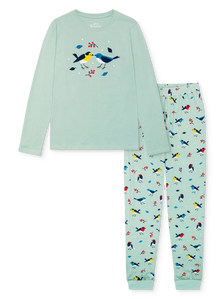 Pyjama rigolo pour femmes Oiseaux chanteurs