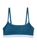 Bralette en modal bleu sarcelle foncé pour femmes