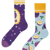 Chaussettes rigolotes Confiture de prunes