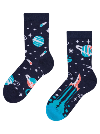 Chaussettes rigolotes pour enfants Planètes