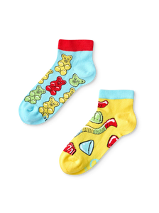 Socquettes rigolotes pour enfants Oursons en bonbon