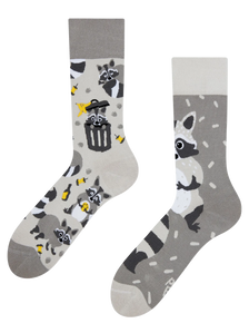 Chaussettes rigolotes Raton laveur
