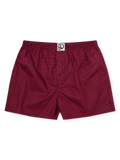 Caleçons à motifs bleu et rouge pour hommes