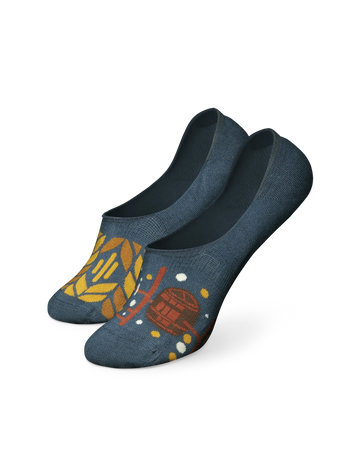Chaussettes invisibles rigolotes Le temps d’une bière