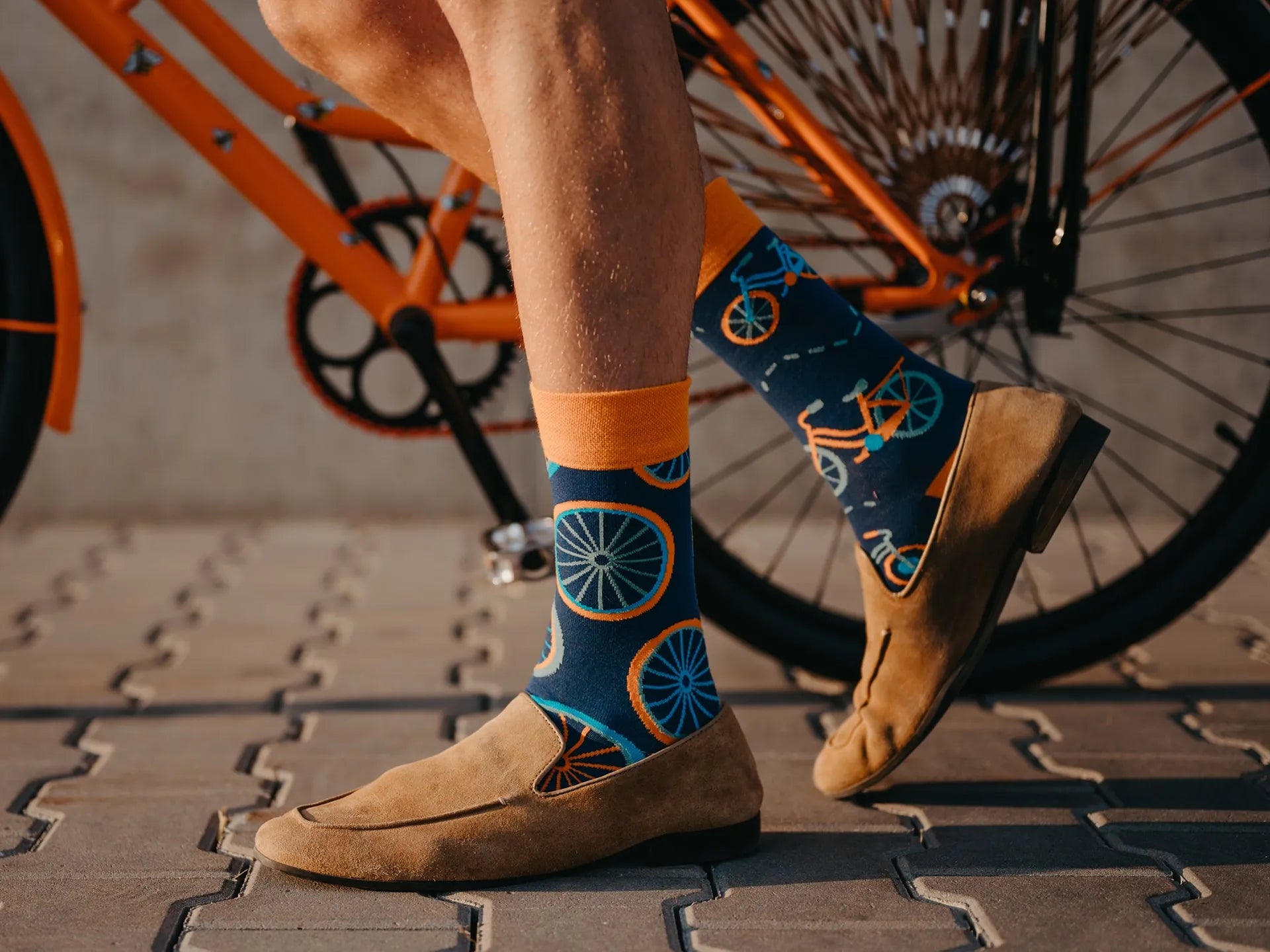 Lot De 3 Paires De Chaussettes Cyclisme DMG, Mi-hautes, Rose/vert/orange, Taille 8-10.5