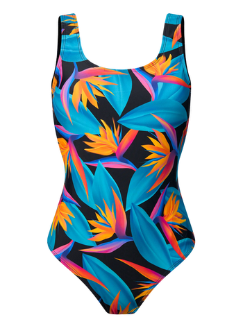 Maillot de bain une pièce rigolo Strelitzia