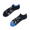 Socquettes rigolotes pour baskets Chat et lune