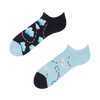 Socquettes rigolotes pour baskets Avions en papier et nuages