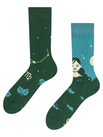 Chaussettes rigolotes Signe du zodiaque Vierge