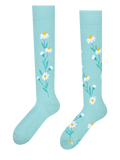 Mi-bas rigolos Camomile turquoise