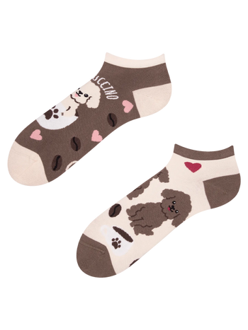 Socquettes rigolotes Puppuccino