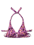 Haut de bikini triangulaire rigolo Camouflage rose