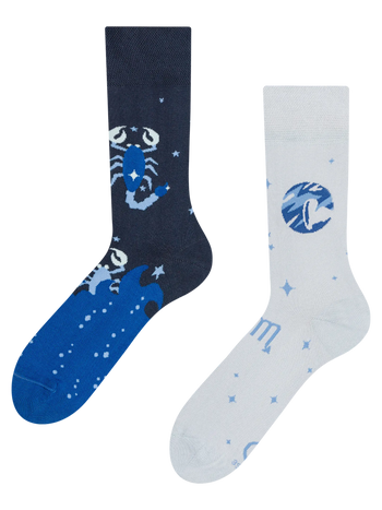 Chaussettes rigolotes Signe du zodiaque Scorpion