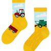 Chaussettes rigolotes pour enfants Tracteur