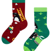 Chaussettes rigolotes pour enfants Taupe