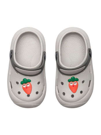 Sabots gris clair pour enfants