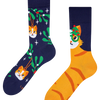 Chaussettes rigolotes Chat de Noël