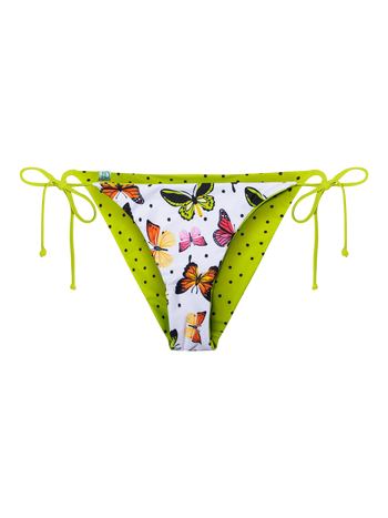 Bas de bikini rigolo Papillons colorés